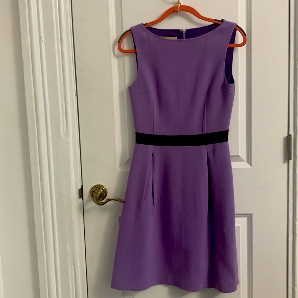 Michael Kors Collection Purple Wool Dress
